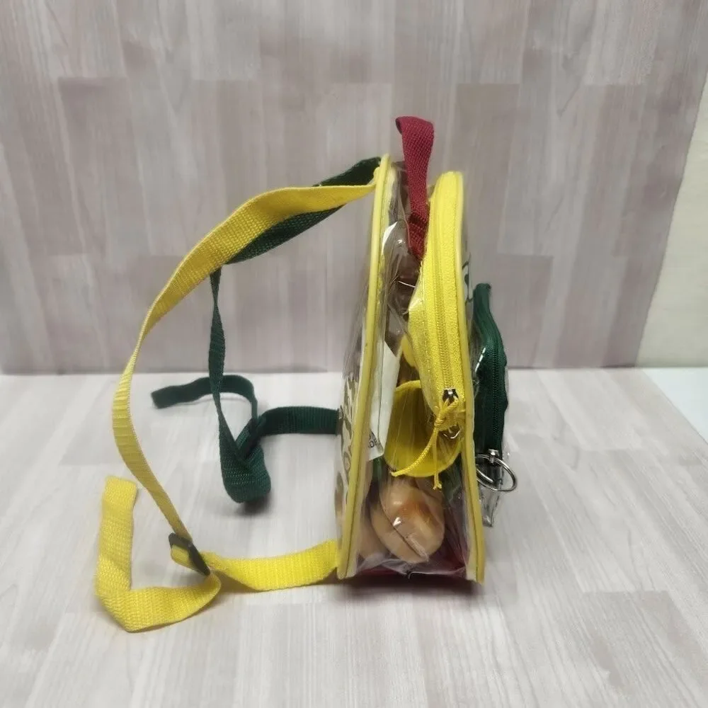 Subway Toy Food Childs Zip Backpack 24 Pieces Plastic Pretend Play Sandwich Bag